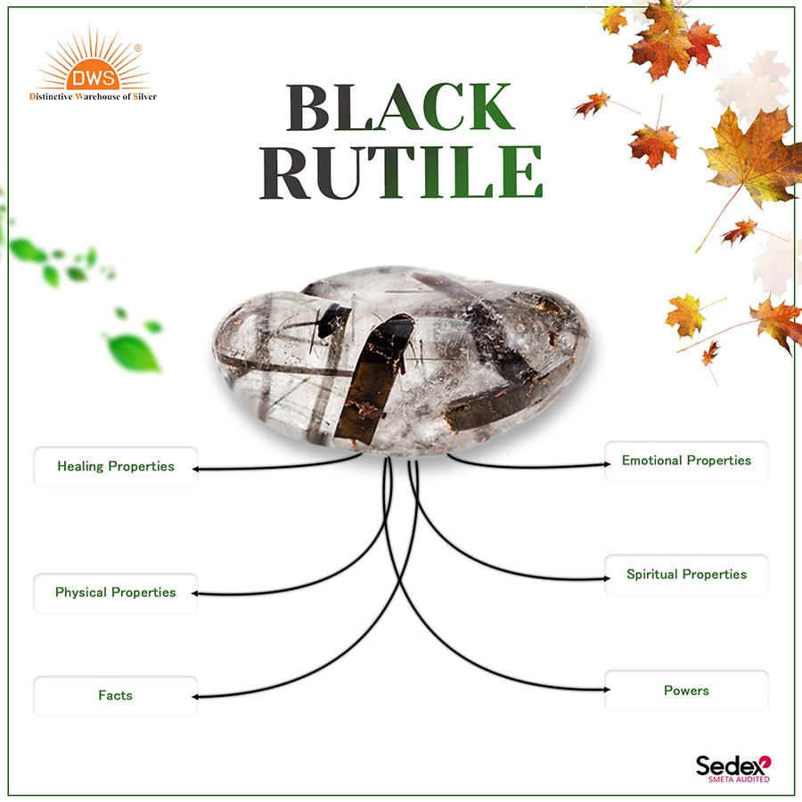 Black Rutile Gemstone Meaning Healing Facts Powers Uses